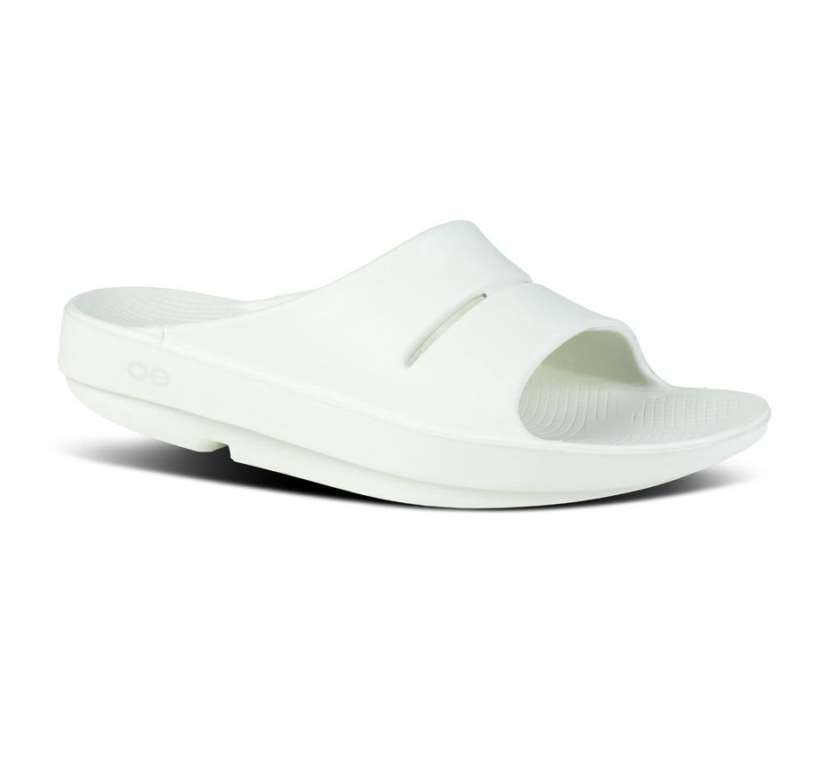 Oofos Women's Ooahh - Slide White ( BJUIN-6419 )